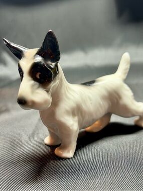 Antique Germany Erphila Scottie Dog Figurine Ceramic Scottish Terrier